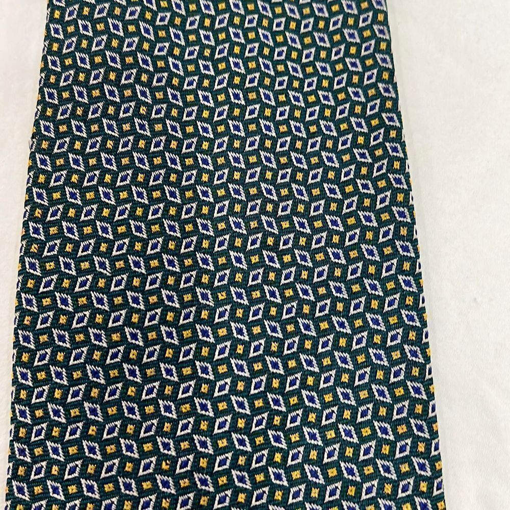 Lauren Ralph Lauren Men’s Tie - 100% Silk - green/blue